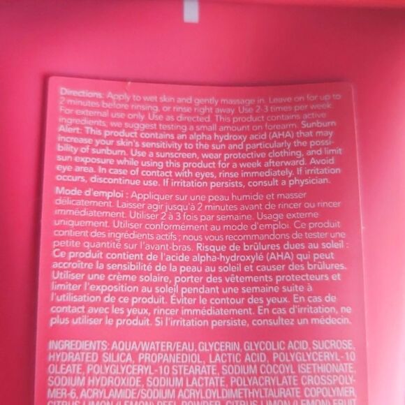 OLE HENRIKSEN Strawberry Lemonade Smoothing Scrub 3 Oz MSRP $35 NEW - Picture 6 of 6